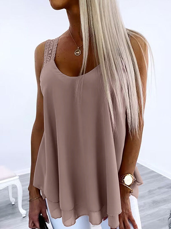Sleeveless Relaxed Vest