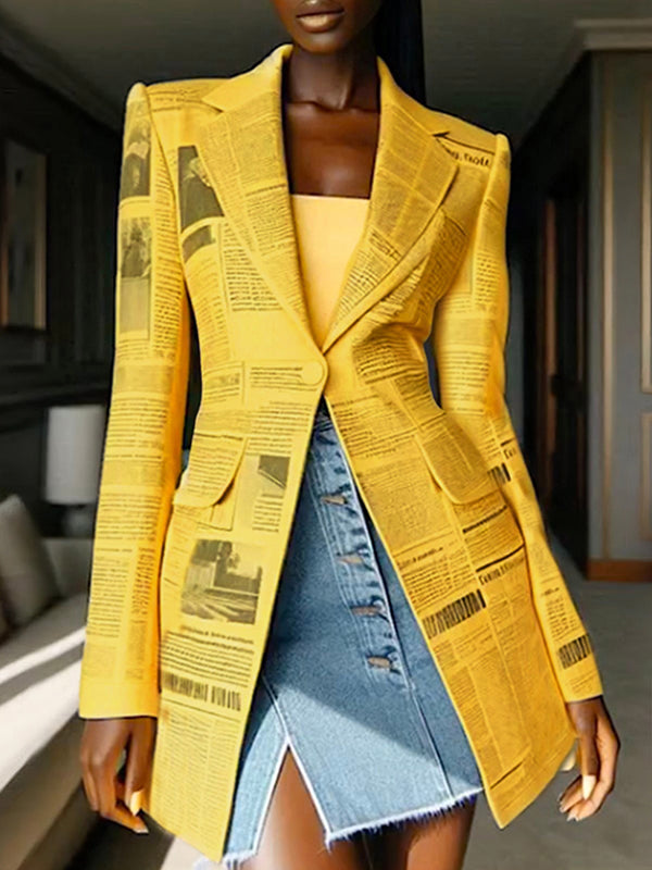 Long-Sleeve Blazer