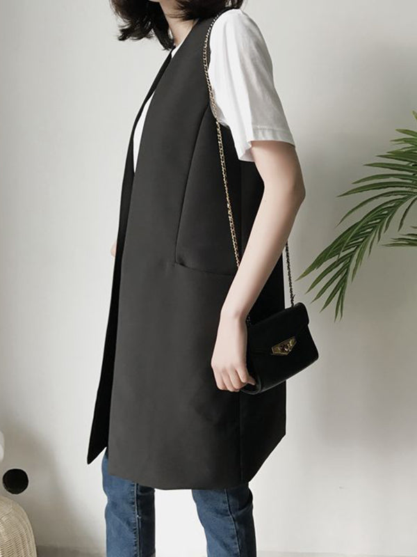 Sleeveless Relaxed Vest