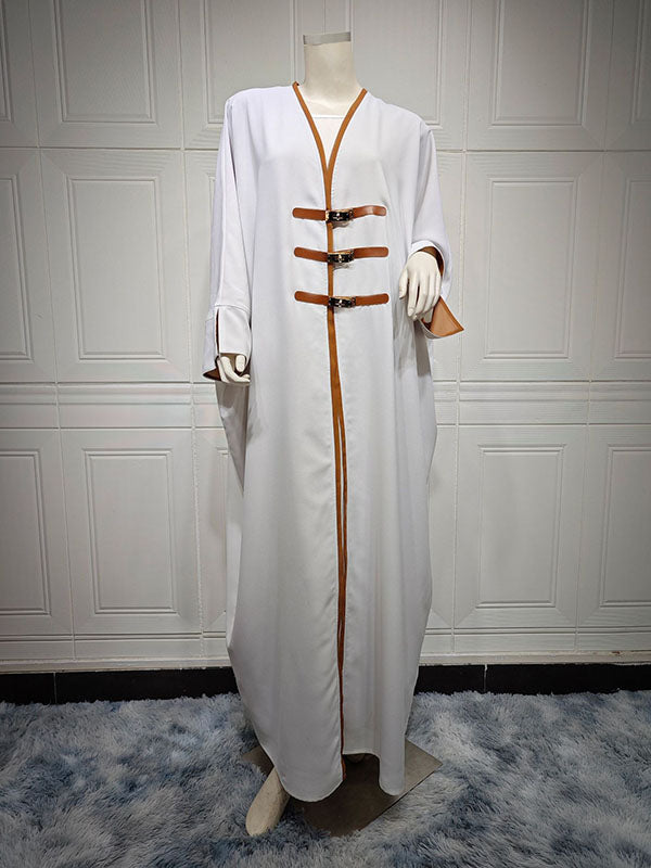 V-Neck Relaxed Contrast Cover-Up