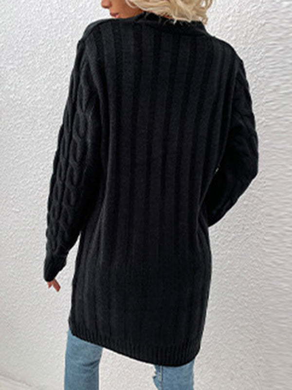 Button-Detail Relaxed Cardigan