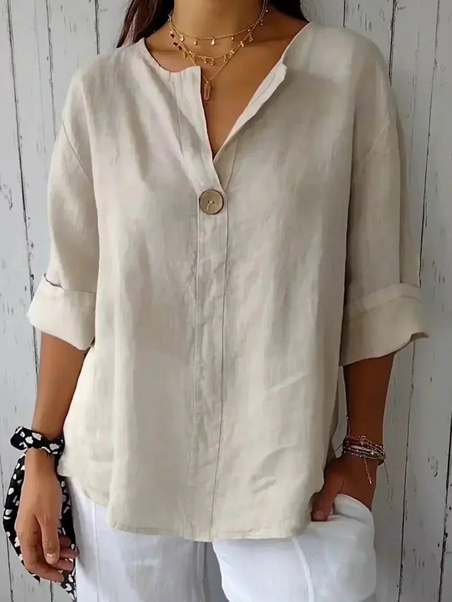 Amara | Relaxed V-Neck Top