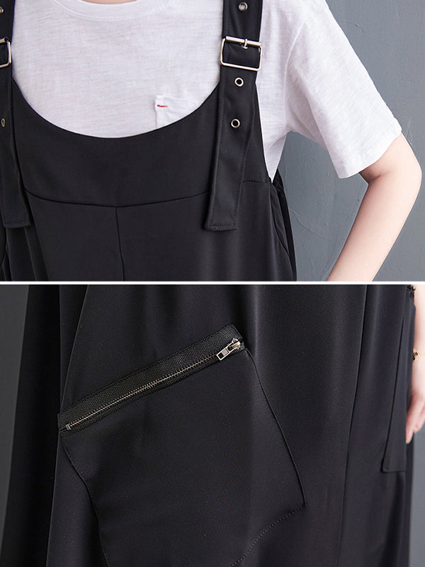 Oversized Zip Relaxed Jumpsuit