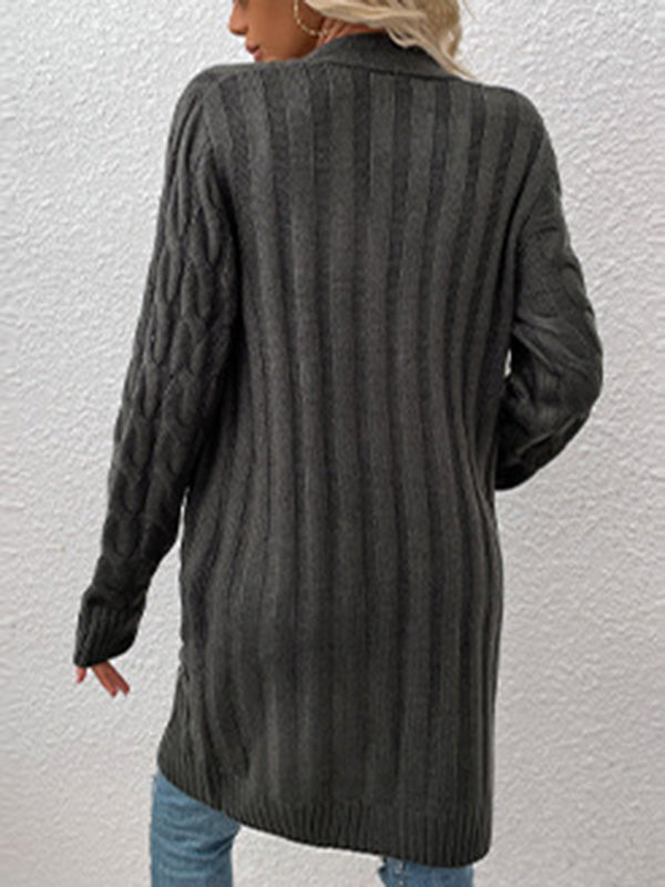 Button-Detail Relaxed Cardigan