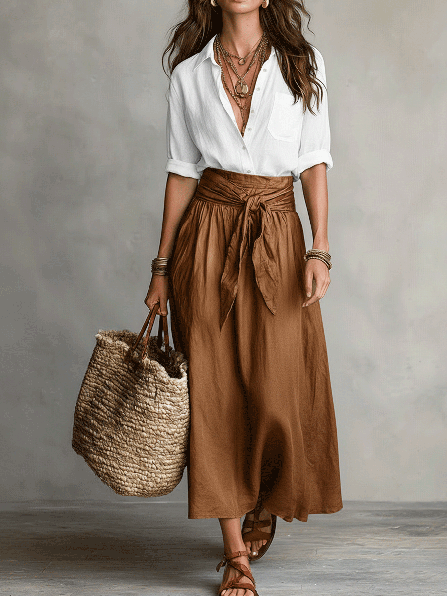Calista | Boho Skirt Set