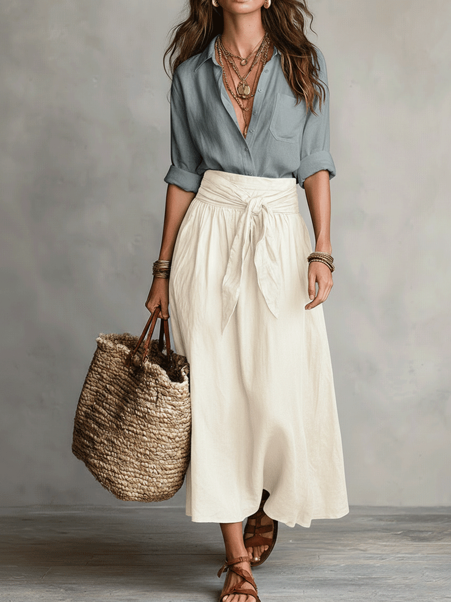 Calista | Boho Skirt Set