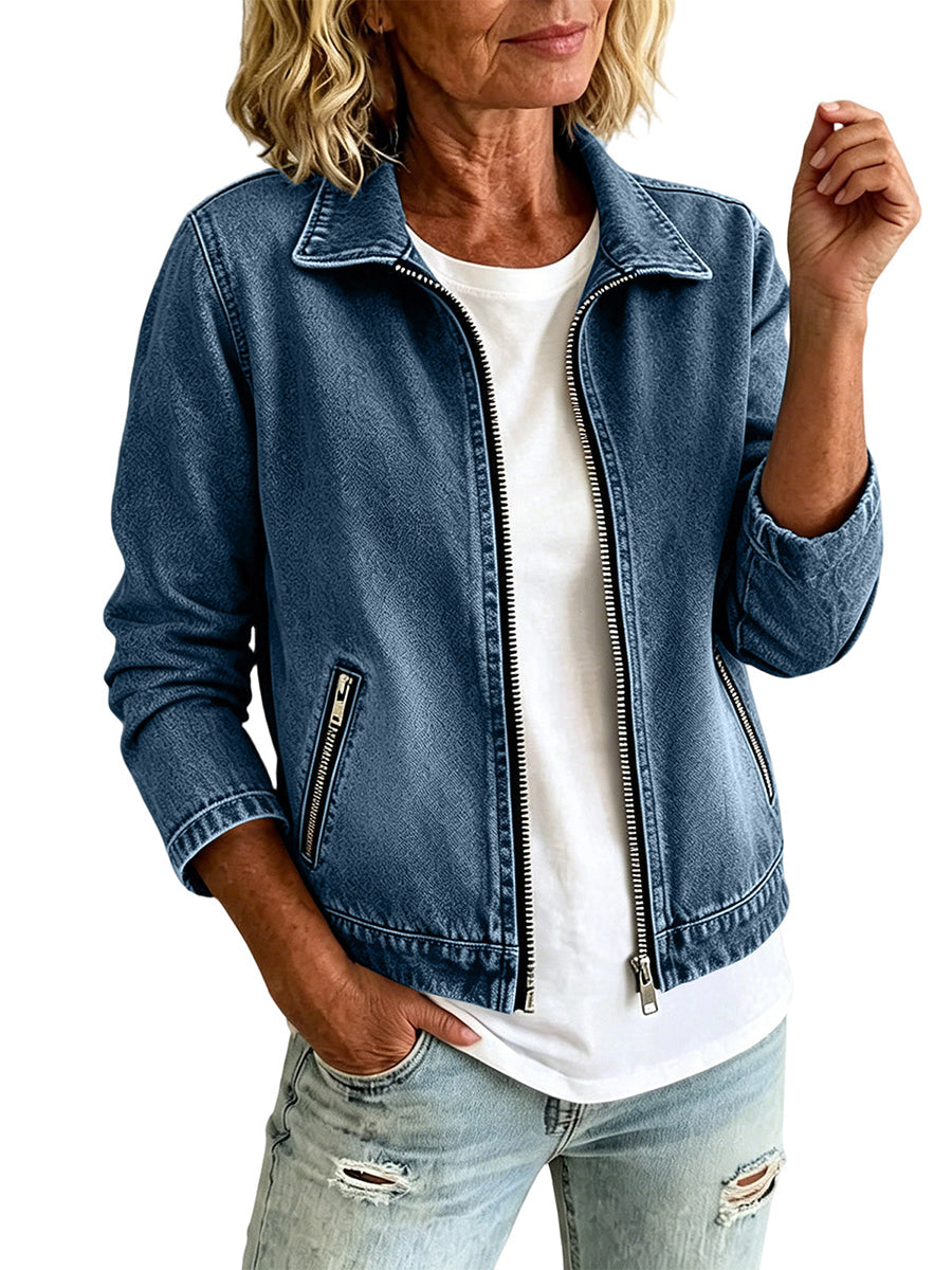 Zip Pocket Long-Sleeve Jacket