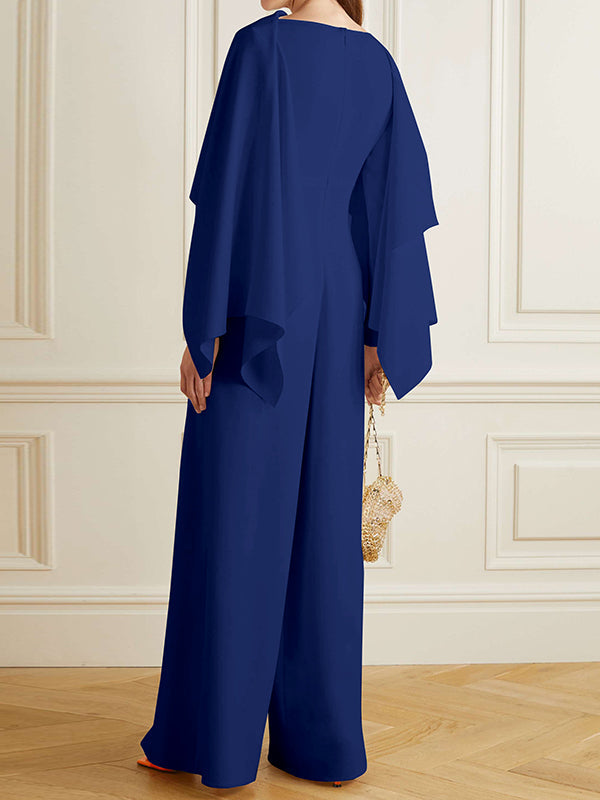Zip Long-Sleeve Jumpsuit