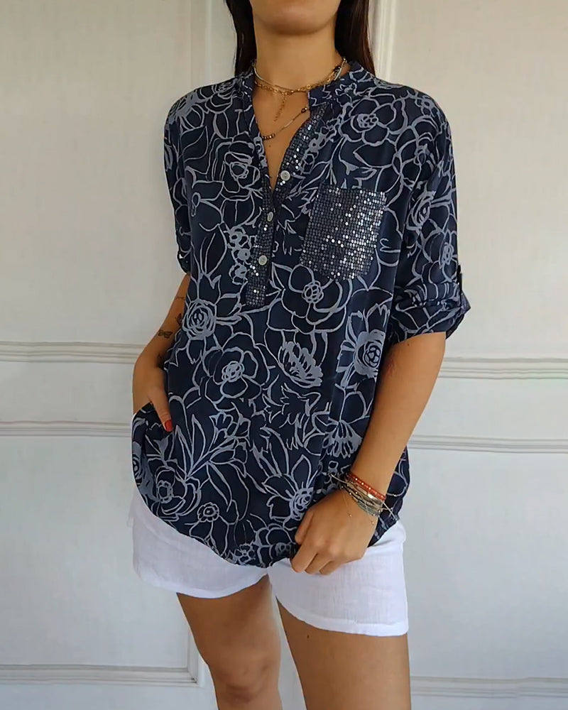 Holly | Floral Print Blouse