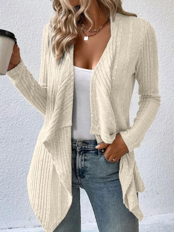 Long-Sleeve Relaxed Cardigan