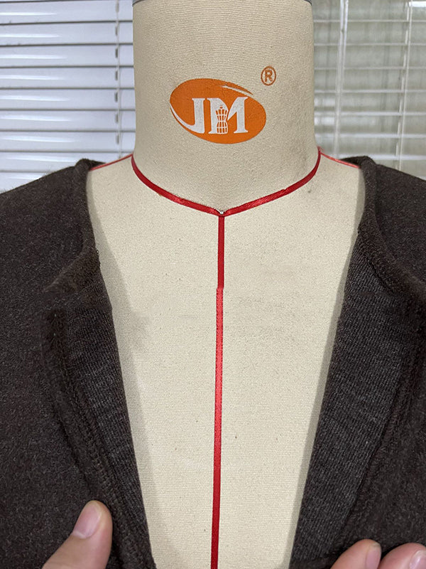 Round-Neck Sleeveless Jacket