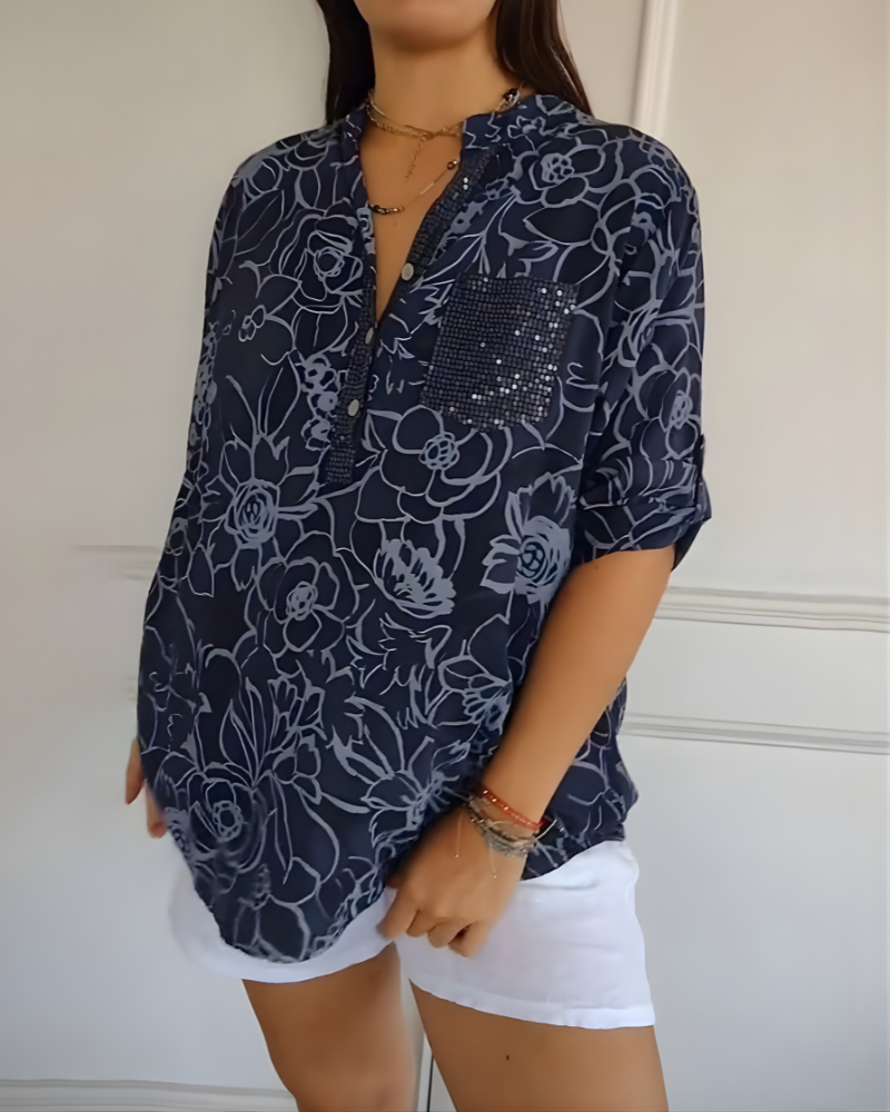 Holly | Floral Print Blouse