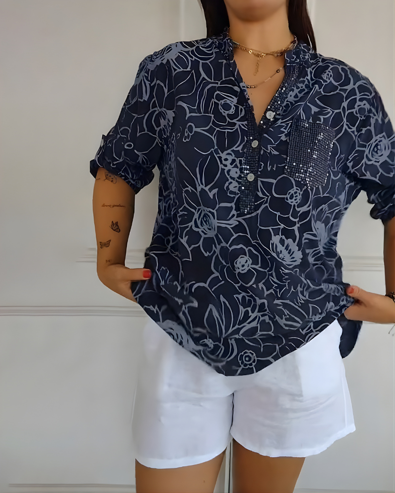 Holly | Floral Print Blouse