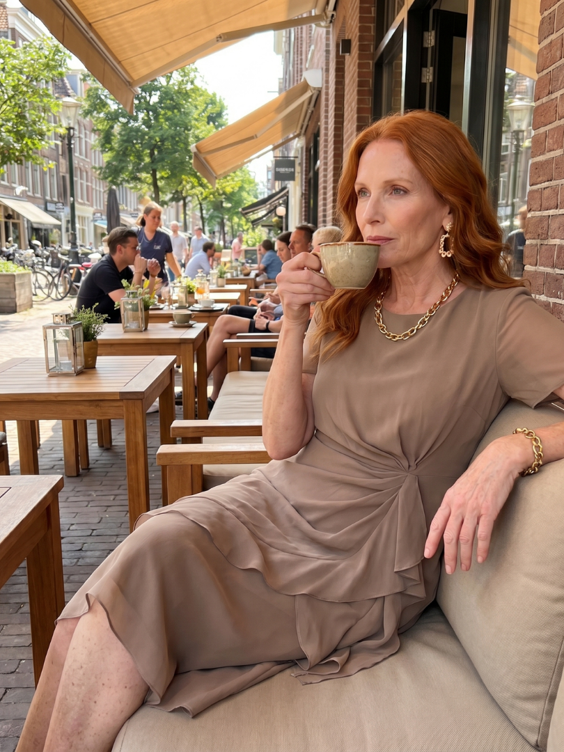 Blake | Chiffon Draped Dress