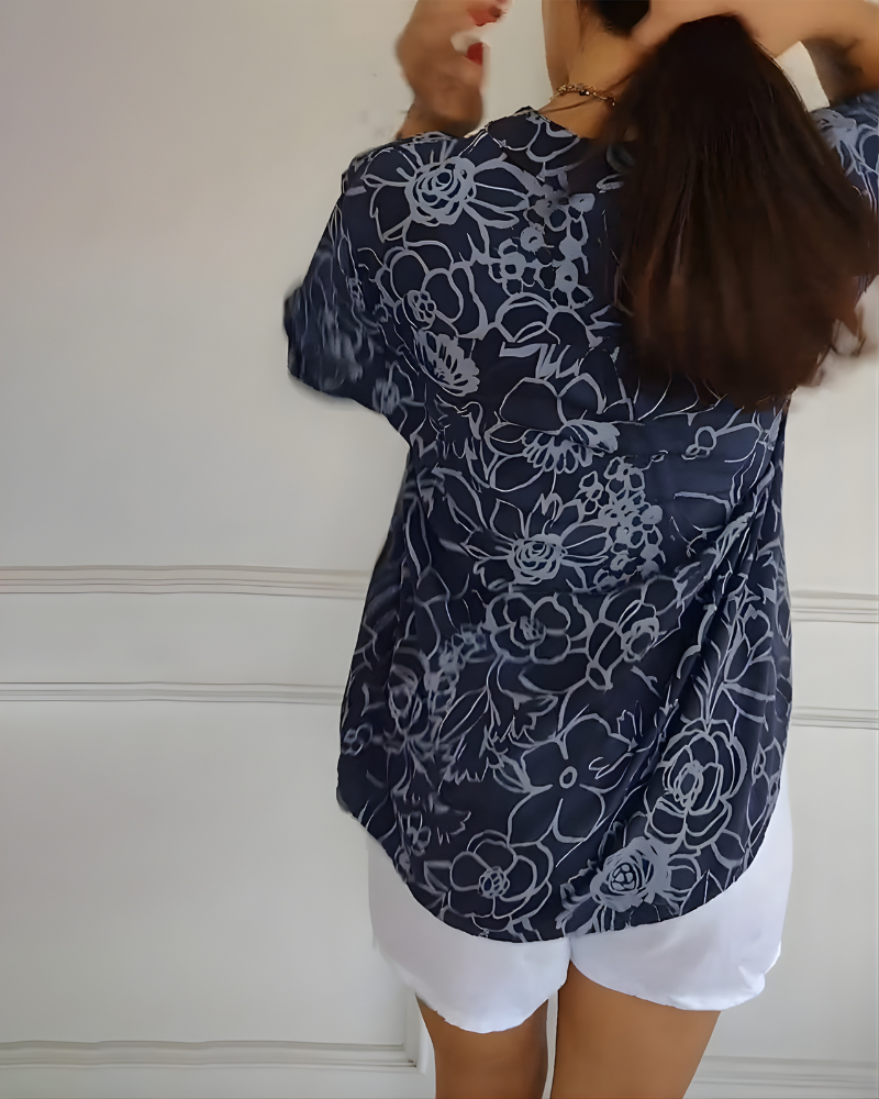 Holly | Floral Print Blouse