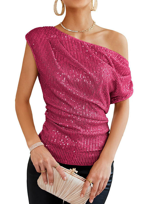 One-Shoulder Asymmetric Relaxed Vest
