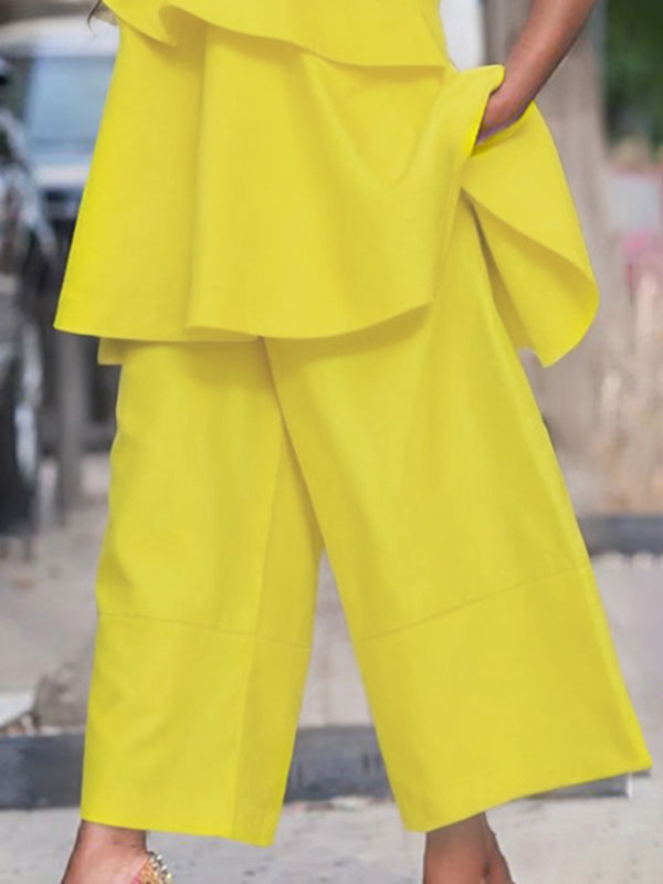 High-Waist Pocket Relaxed Pants