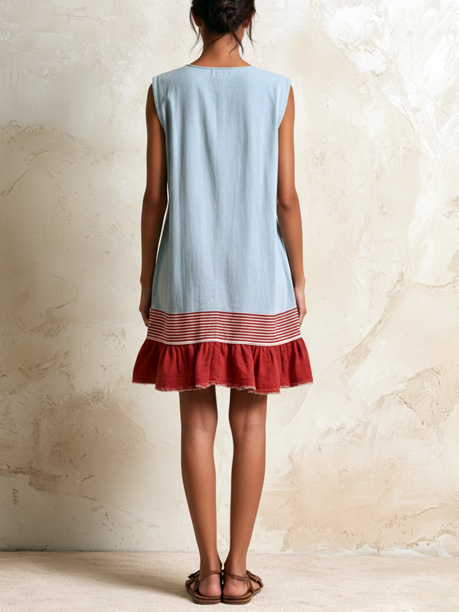Zaria | Ruffle Hem Tunic Dress