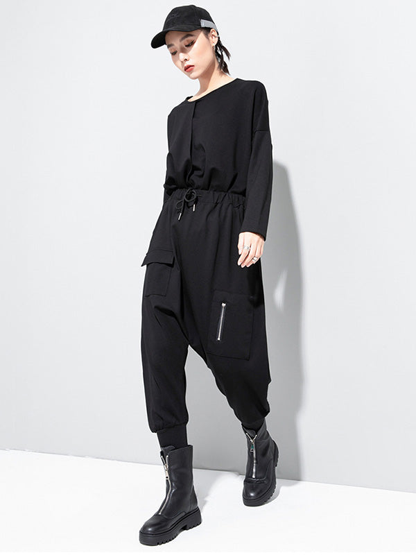 Harem Elastic Pants