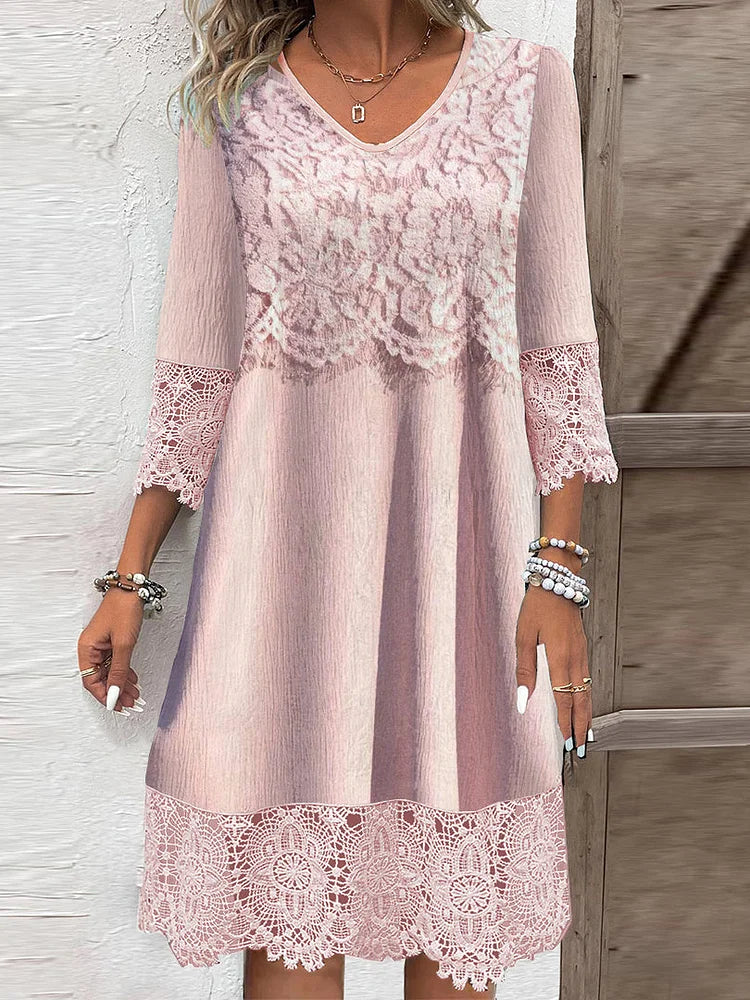 Kalista | Midi Lace Dress