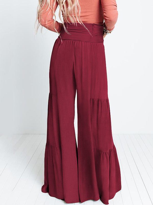 Wide-Leg High-Waist Pants