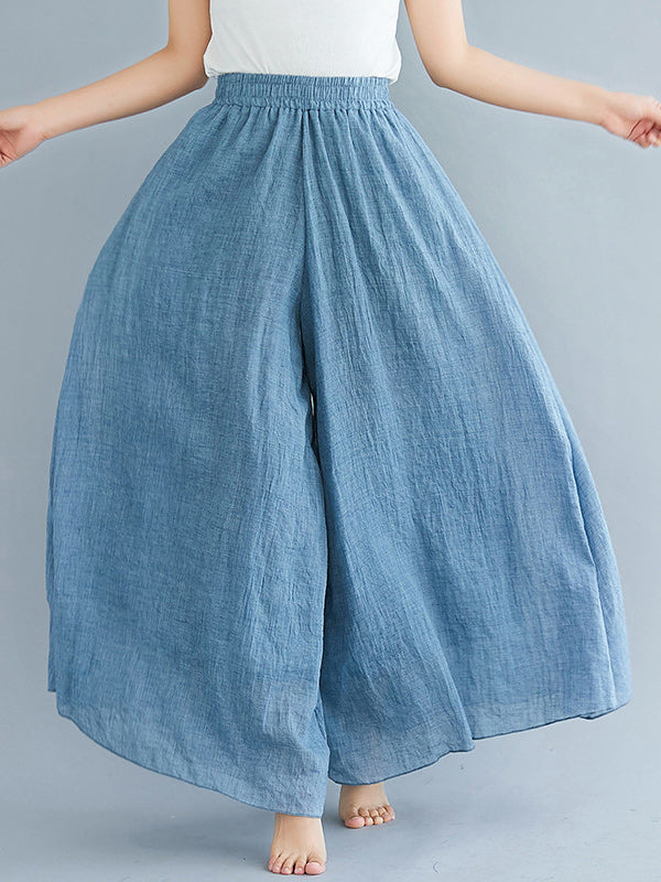 Wide-Leg Relaxed Pants