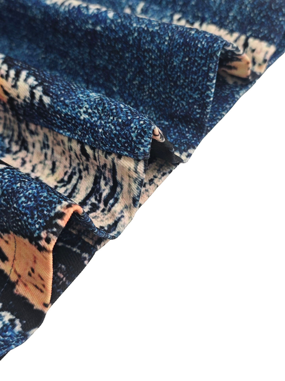 Leopard Print Wide-Leg High-Waist Button-Detail Pants