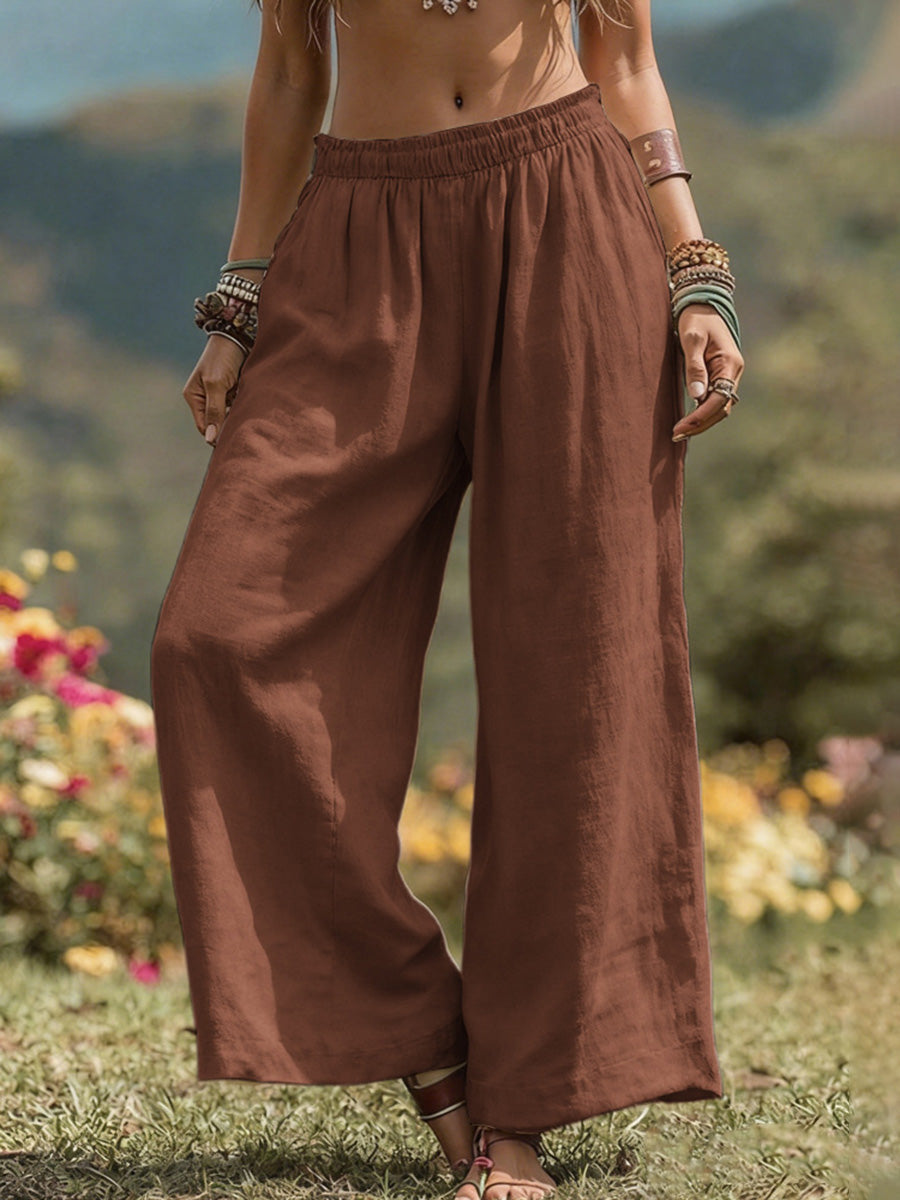 High-Waist Pocket Relaxed Pants