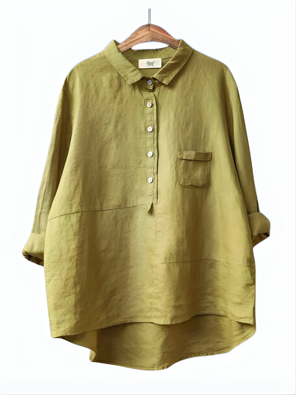 Stella | Linen Long Sleeve Shirt