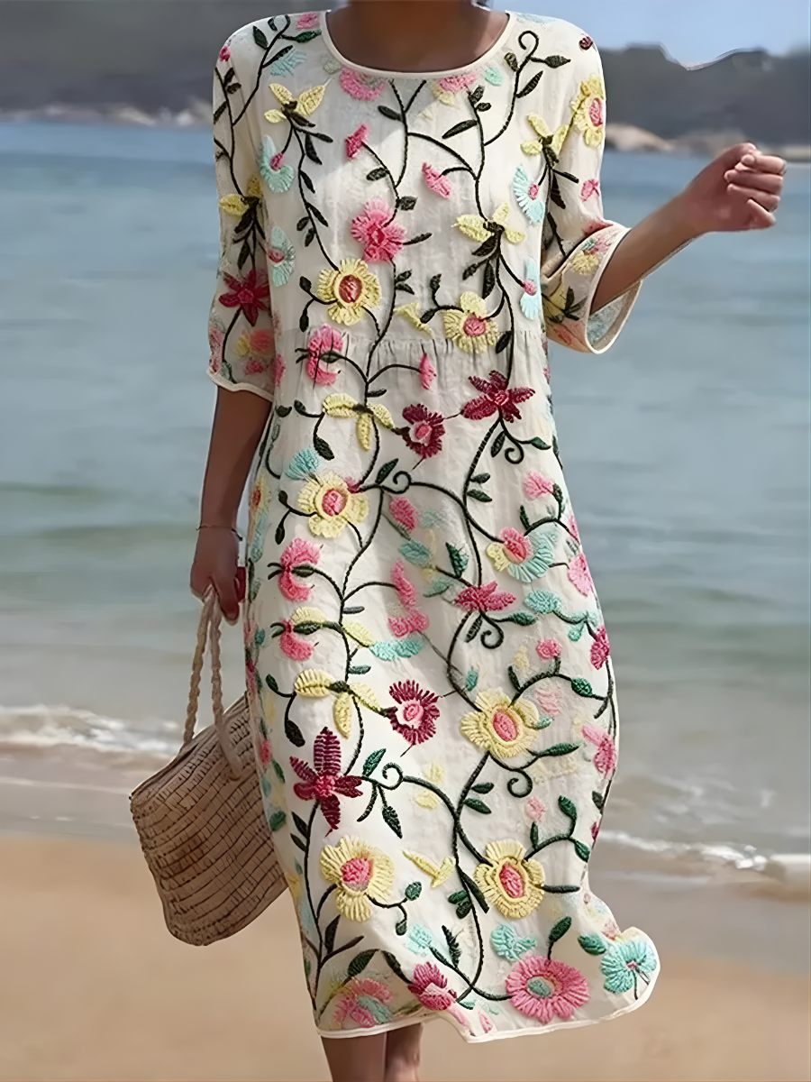 Anastasia | Floral Pattern Dress