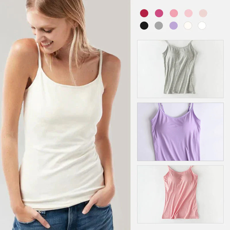 Daisy | Built-In Bra Tank Top
