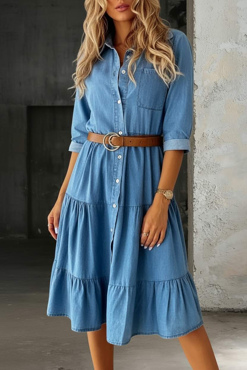 Katie | Denim Dress