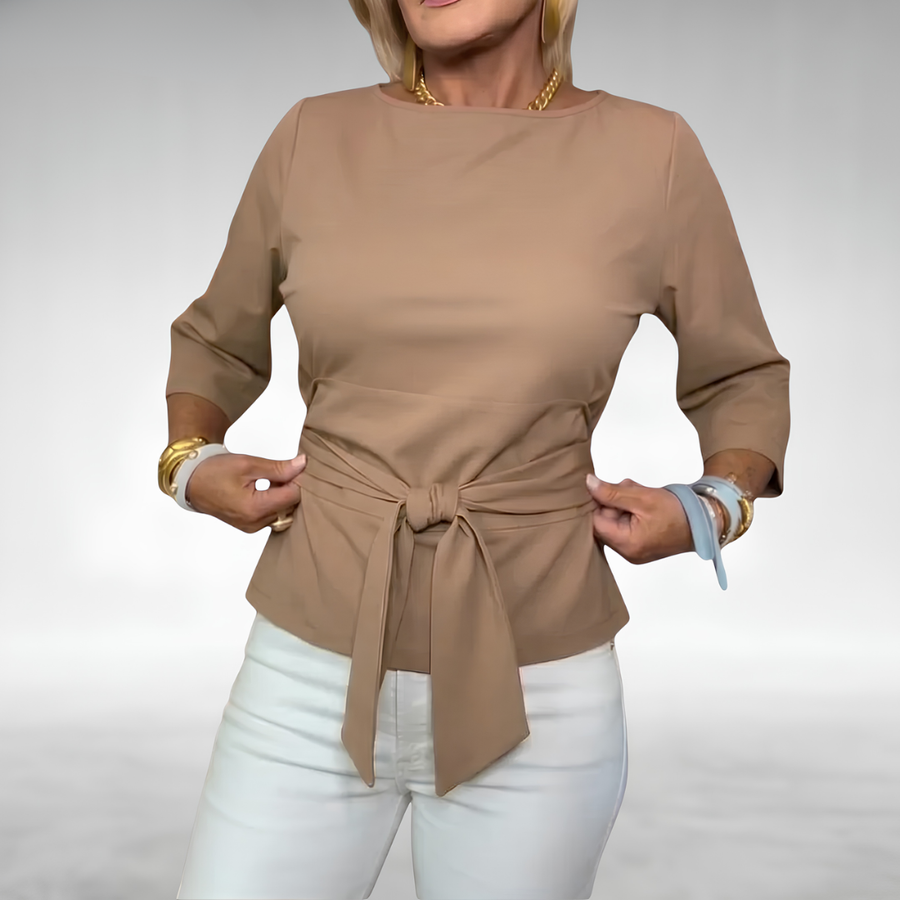 Avril | Tie-Waist Blouse