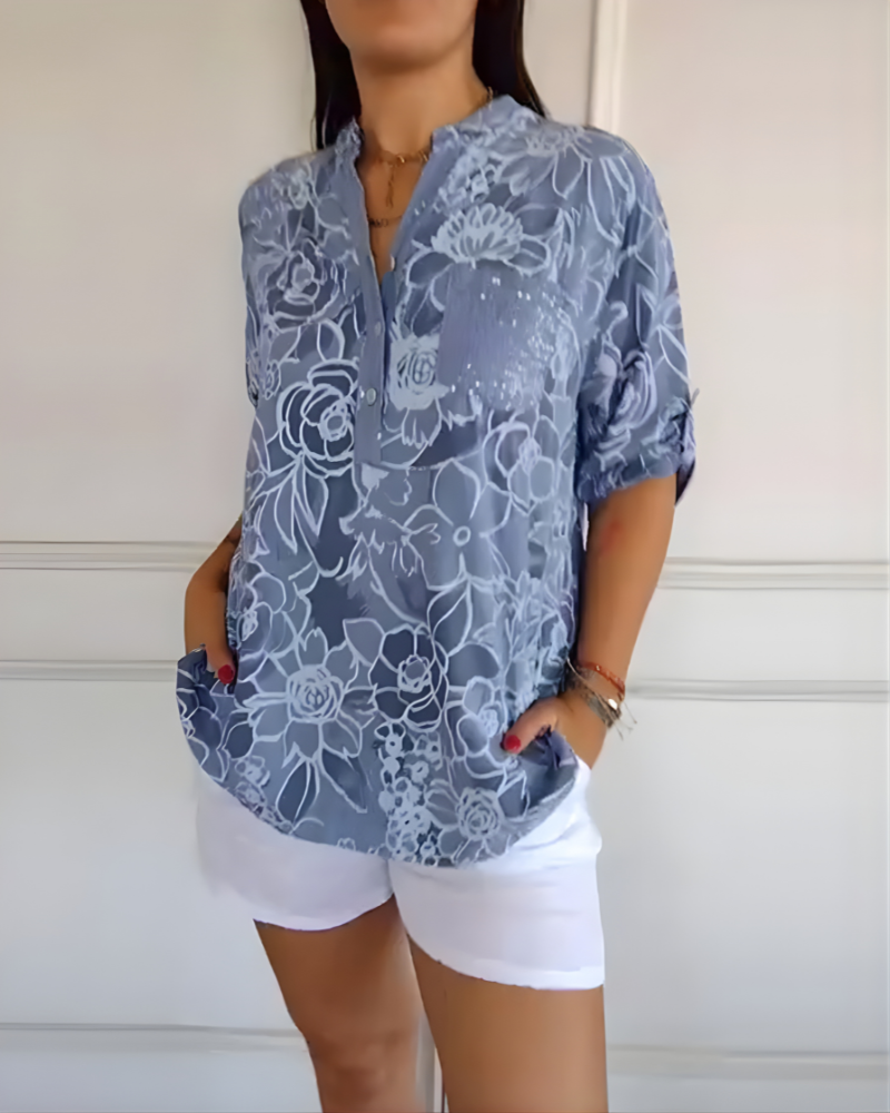 Holly | Floral Print Blouse