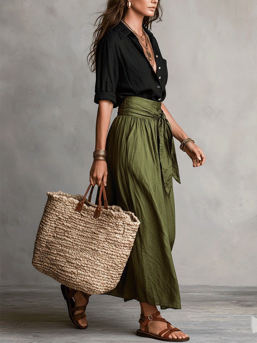Calista | Boho Skirt Set
