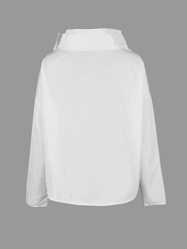 Stand-Collar Relaxed Jacket