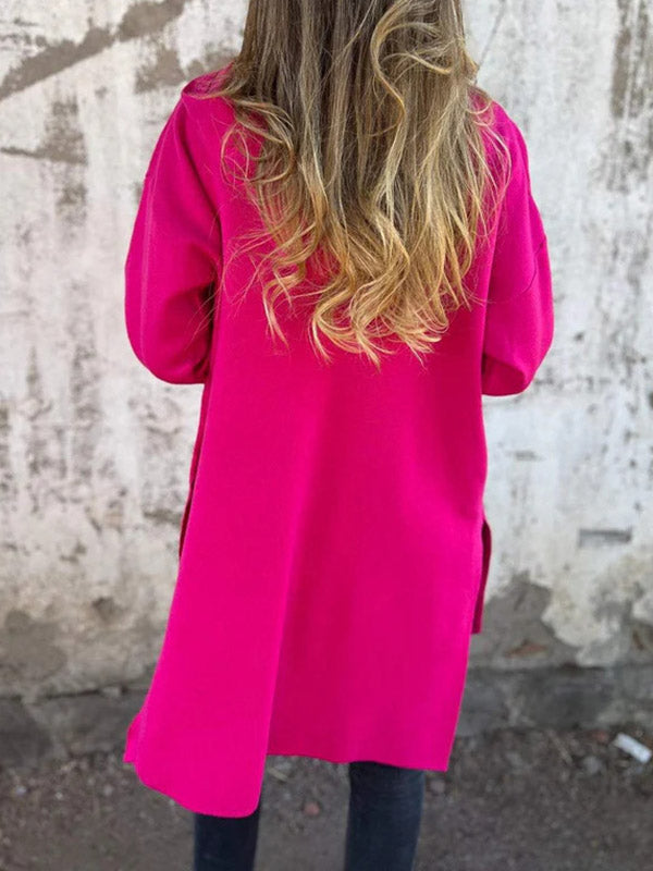 Hooded Zip Pocket Long-Sleeve Jacket