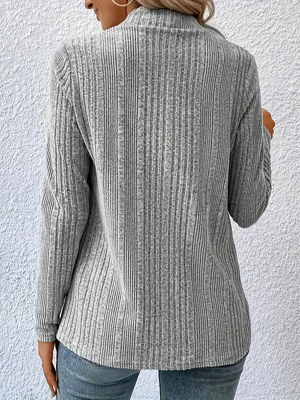 Long-Sleeve Relaxed Cardigan