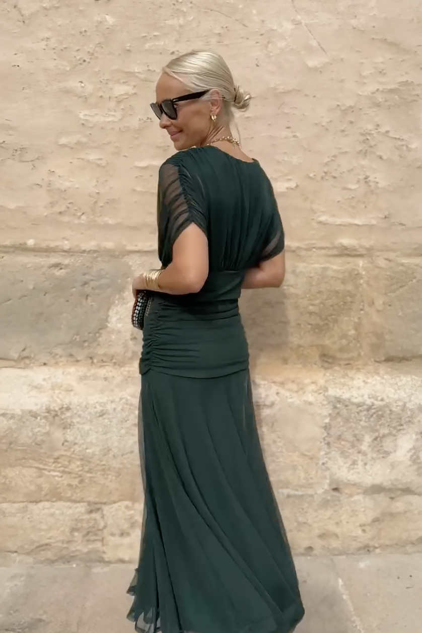 Emelia | V-Neck Maxi Dress
