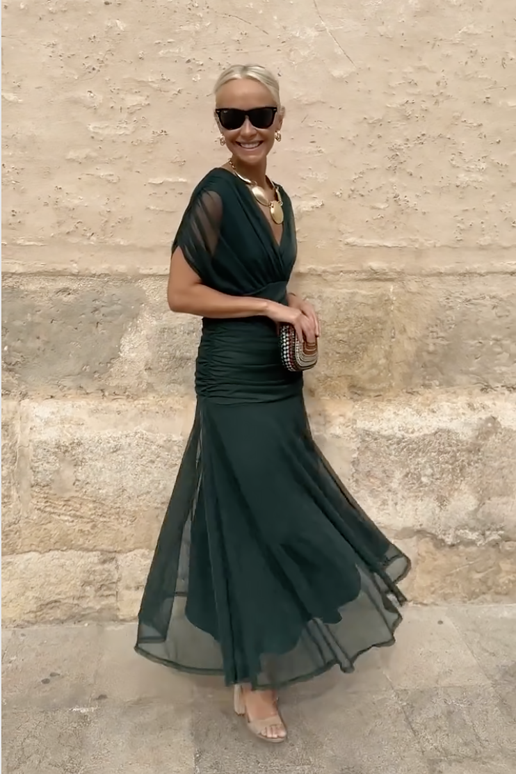 Emelia | V-Neck Maxi Dress