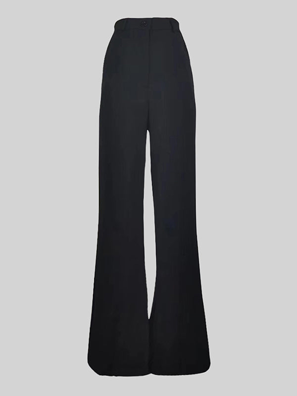 Wide-Leg High-Waist Relaxed Pants