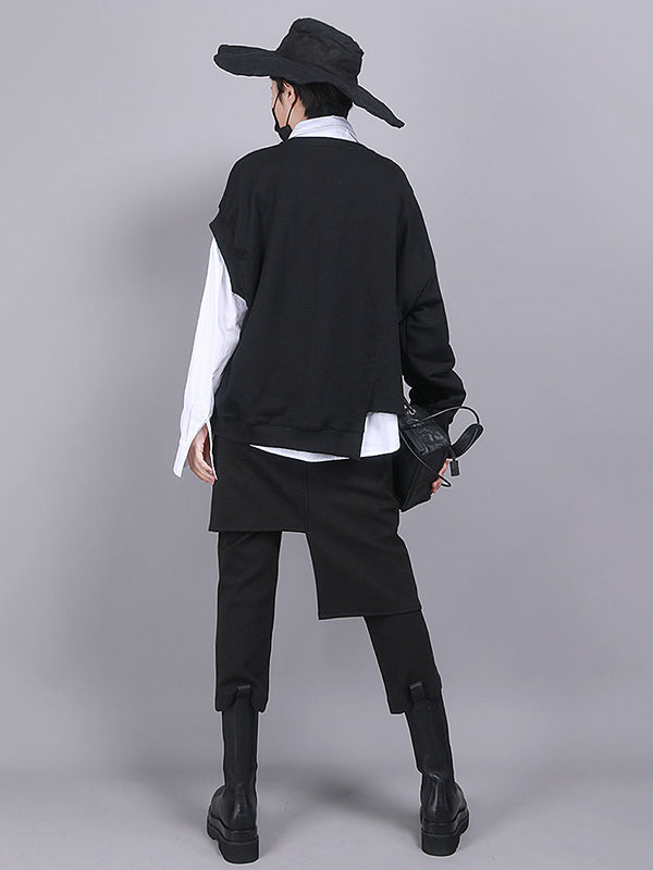 High-Waist Asymmetric Culottes