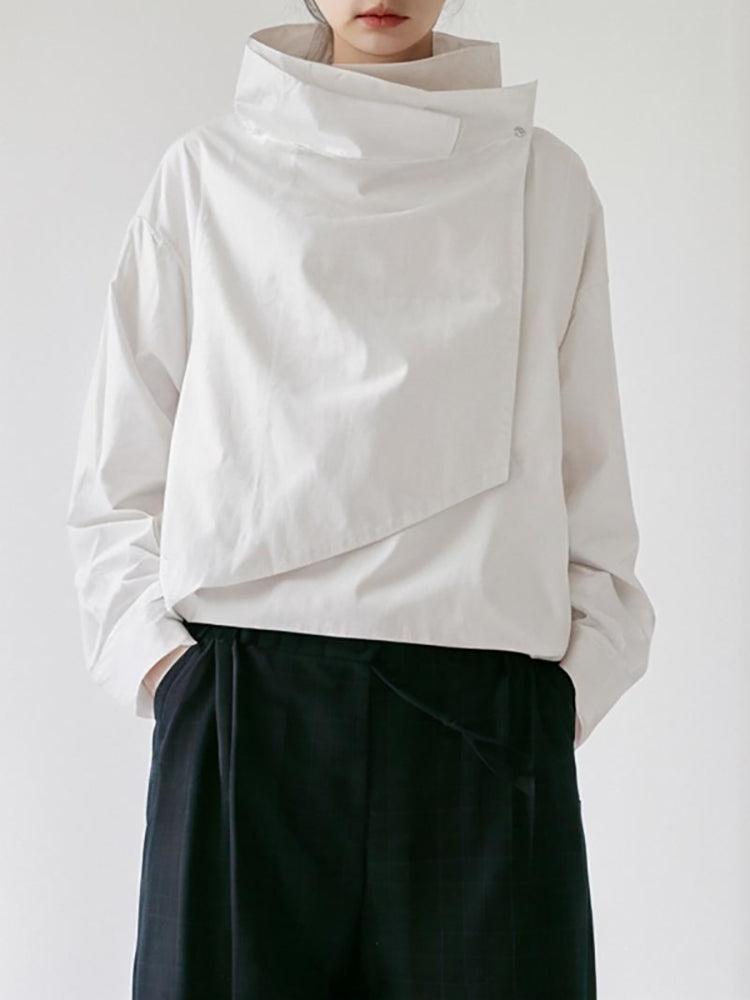 Stand-Collar Relaxed Jacket