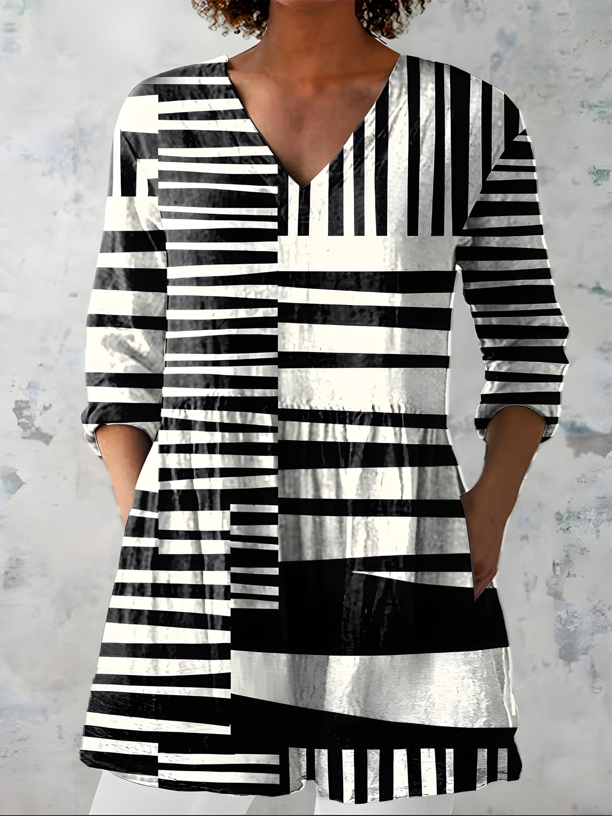 Sienna | Long V-Neck Blouse