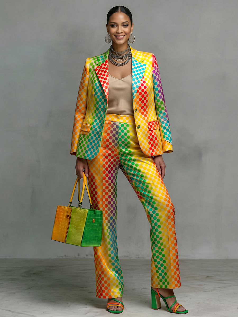 Gradient Wide-Leg Pocket Relaxed Pants