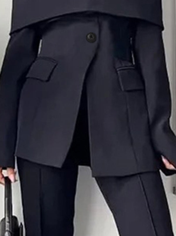 Long-Sleeve Blazer
