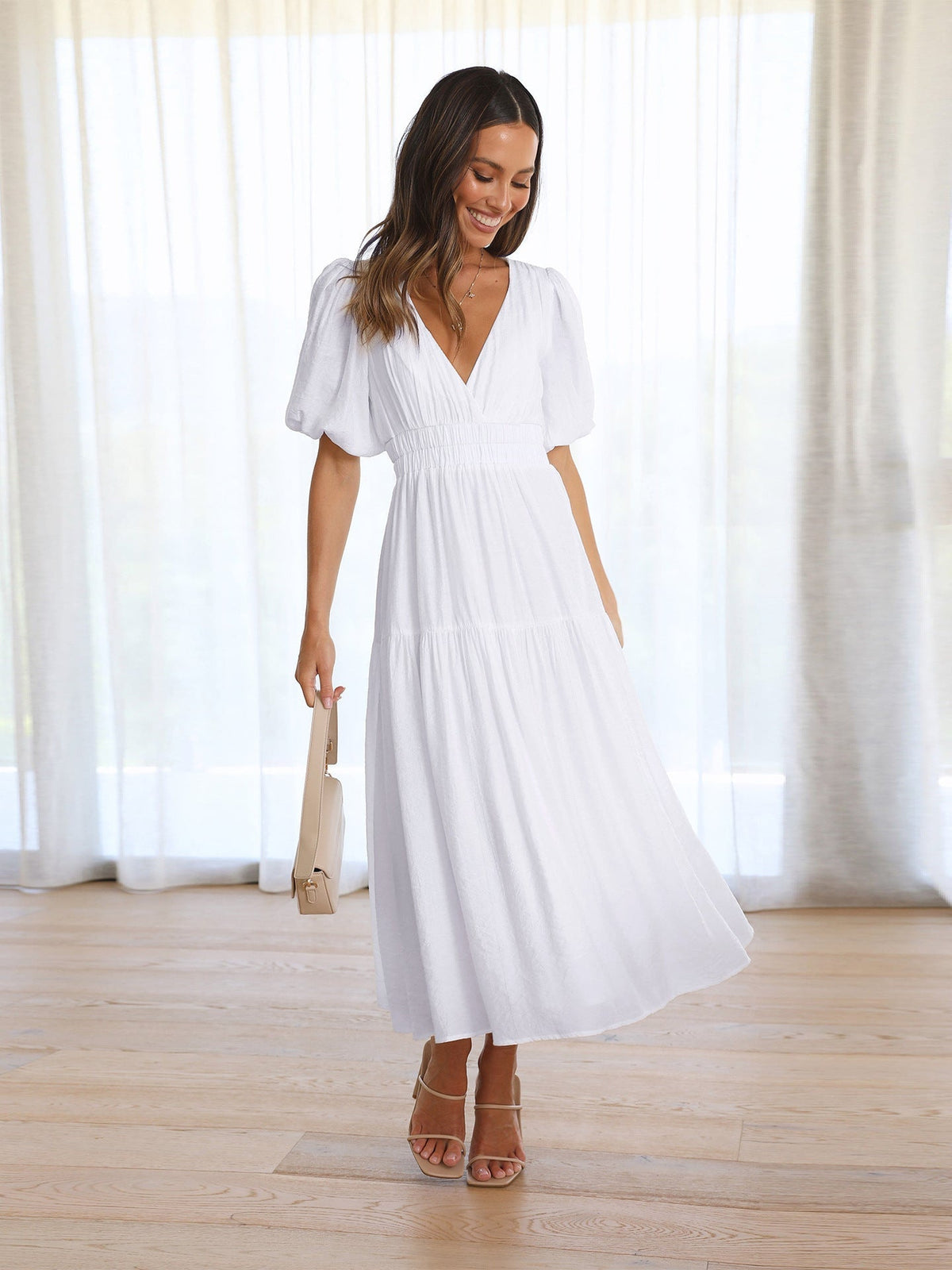 Aurielle | V-Neck Flow Dress