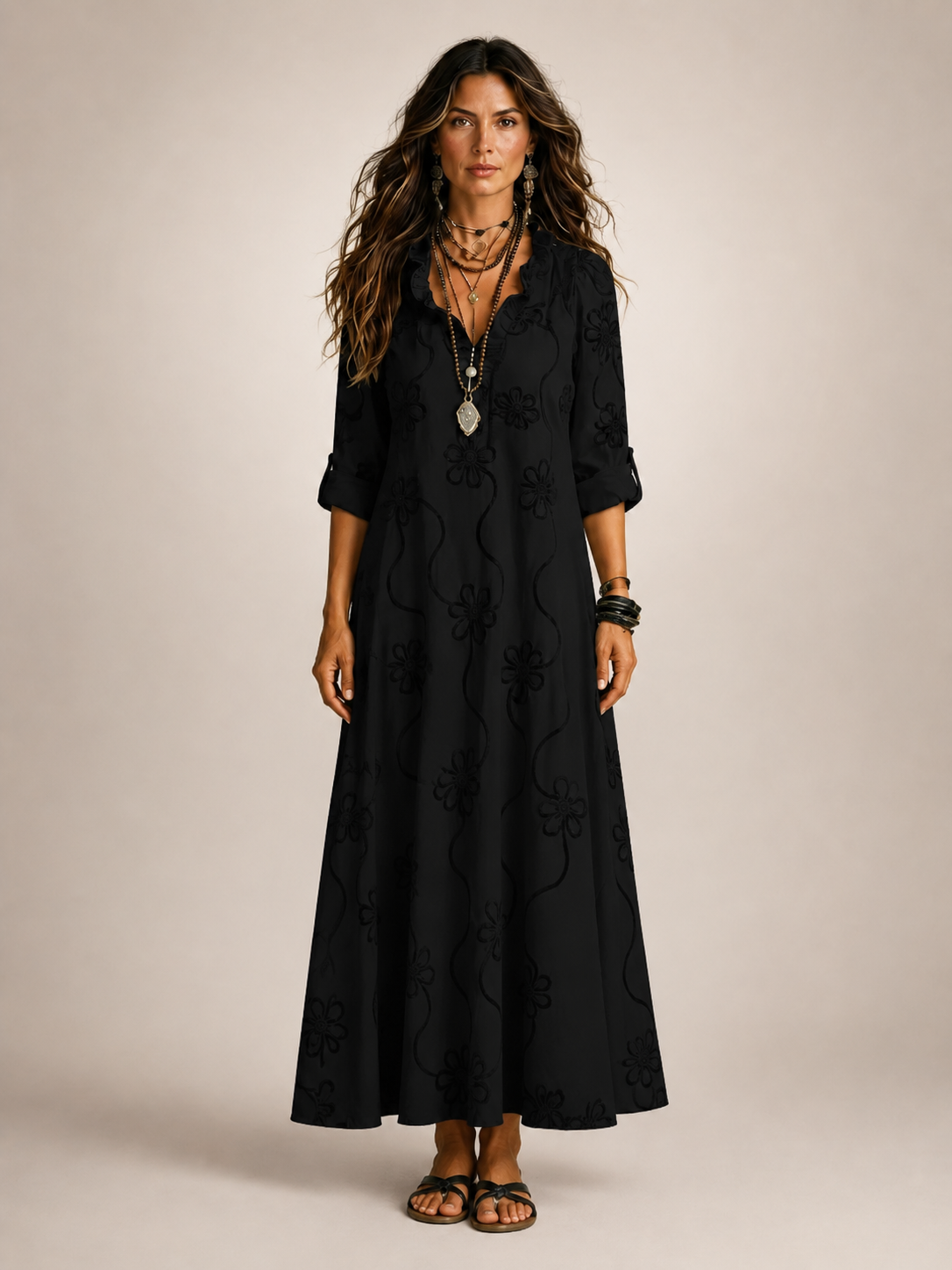 Cordelia | Floral Flow Maxi Dress