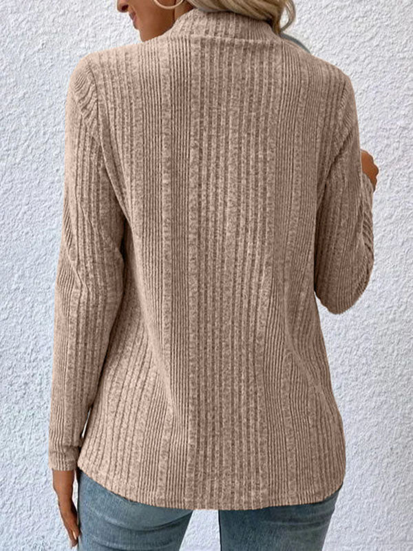 Long-Sleeve Relaxed Cardigan