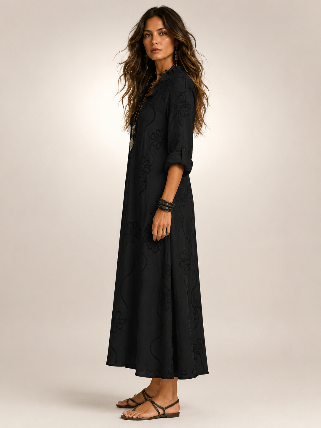 Cordelia | Floral Flow Maxi Dress